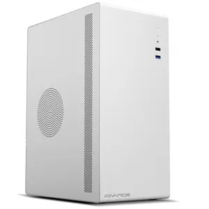 Comparateur de prix : Advance Chassis, Boitier PC Optima Series Silver en métal, Compatible mATX/mITX
