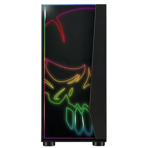SPIRIT OF GAMER - GHOST ONE - Boîtier PC Gamer ATX/MATX - Façade et paroi en verre trempé