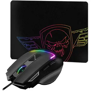 Comparateur de prix : Souris gaming filaire Spirit Of Gamer PRO M3 RGB + Tapis de souris TU