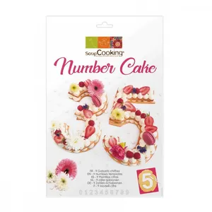 Scrapcooking Moule À Gâteau Fantaisie Scrapcooking Number Cake pas cher