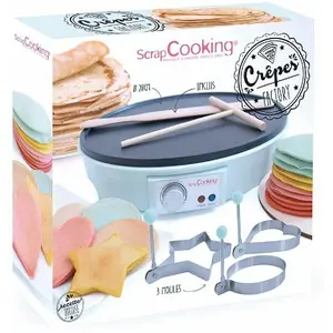 Appareil à crêpes - crêpes factory Scrapcooking pas cher