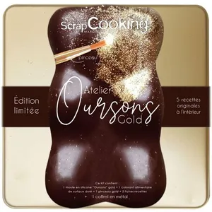 Moule à biscuits SCRAPCOOKING Oursons gold limited edition pas cher