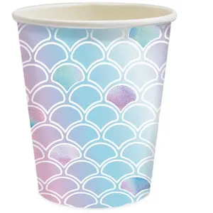 Lot de 8 gobelets - Sirène - ScrapCooking Party pas cher