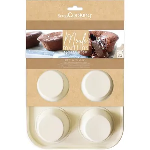 Scrapcooking Moule À Muffin Scrapcooking À Muffins Antiadhésif pas cher