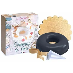 Comparateur de prix : Kit Couronne de Noël - SCRAPCOOKING - Décoration de fête - Blanc