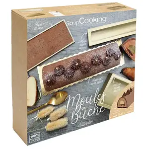 Comparateur de prix : Coffret bûches 3 moules Scrapcooking