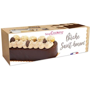 Comparateur de prix : Moule à bûche - SCRAPCOOKING - Saint Honoré - Inox - Extensible - 24 cm