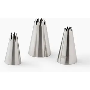 Comparateur de prix : Pack de 3 douilles cupcakes Scrapcooking Inox