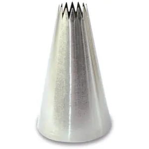 Comparateur de prix : Scrapcooking 1803 Douille Cannelée Inox Argent 14 x 10,8 x 3,2 cm