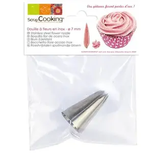 Comparateur de prix : SCRAP COOKING Douille pâtisserie inox - Fleur