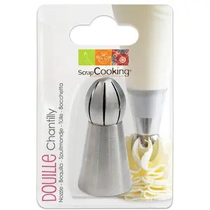 Comparateur de prix : SCRAP COOKING Douille à pâtisserie - Chantilly