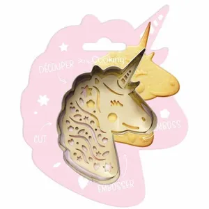 Comparateur de prix : Découpoir pour biscuit en relief Licorne - ScrapCooking