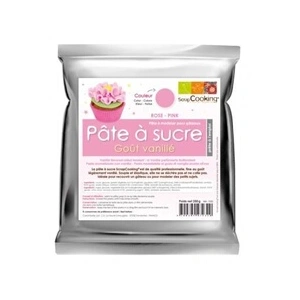 Comparateur de prix : ScrapCooking® - Pâte à sucre parfumée à la vanille - Rose pastel
