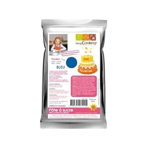 ScrapCooking Pâte à sucre bleu foncé 300 gr