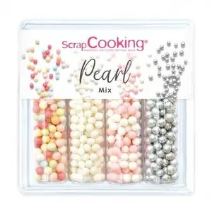 SCRAPCOOKING Mix de décors sucrés multicolores 56 g