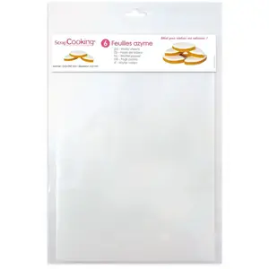 Comparateur de prix : 6 Feuilles Azyme pour pâtisserie Scrapcooking