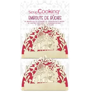 Comparateur de prix : 2 embouts pour bûche Forêt enchantée Scrapcooking