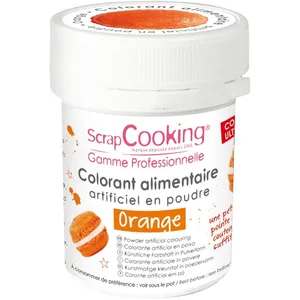 Comparateur de prix : Colorant alimentaire (artificiel) - Orange - Scrapcooking