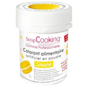 Comparateur de prix : Colorant alimentaire (artificiel) - Jaune - Scrapcooking