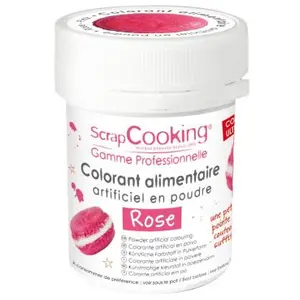Comparateur de prix : Colorant alimentaire (artificiel) - Rose - Scrapcooking