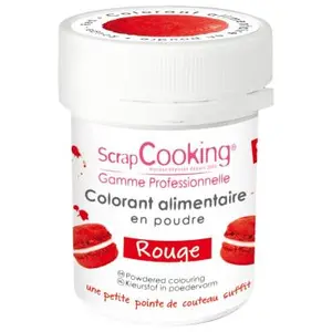 Comparateur de prix : Colorant alimentaire (artificiel) - Rouge - Scrapcooking