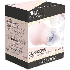 Scrapcooking 5253 Bubble Squeez - Poire Alimentaire Multifonctions : P... pas cher