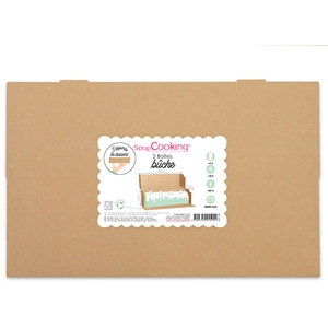 Comparateur de prix : Scrapcooking Boîtes en carton pour bûche de Noël 35 x 11 x 11 cm