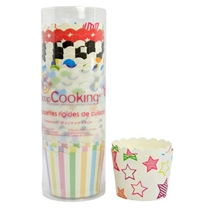 Comparateur de prix : Scrapcooking Boîte 25 Caissettes de Cuisson Multicolores