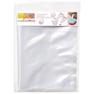 Comparateur de prix : Poches à douilles à usage unique - SCRAPCOOKING - Lot de 6 - Plastique