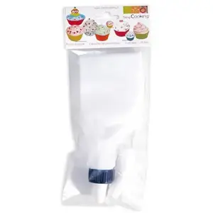 Comparateur de prix : Poche à douille avec 4 douilles ScrapCooking
