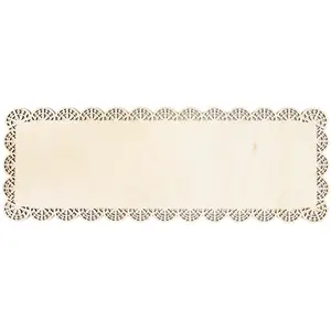 Support gâteau SCRAPCOOKING rectangle dentelle bois 36x13 cmVendu parscrapmalin