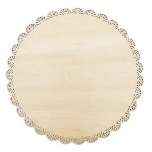 Comparateur de prix : Support gâteau SCRAPCOOKING rond dentelle bois 29cm