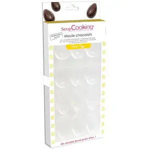 Comparateur de prix : Moule à oeufs en chocolat - Scrapcooking - Transparent - Plastique