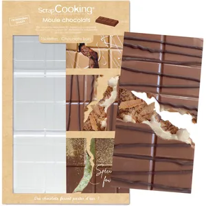 Comparateur de prix : Scrapcooking Scrapcooking - Moule Rigide Chocolat Tablettes 6754