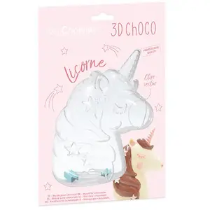 Moule à chocolat 3D Licorne - ScrapCooking pas cher