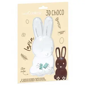 Moule à chocolat 3D Lapin - ScrapCooking pas cher
