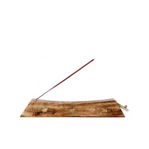 Galeo - Support encens bâton barque bois Diffuseurs et parfums d'intérieur 1 pieces unisex