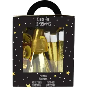 PARTYPRO Boîte De Cotillons Luxe pour 10 Personnes Holog pas cher