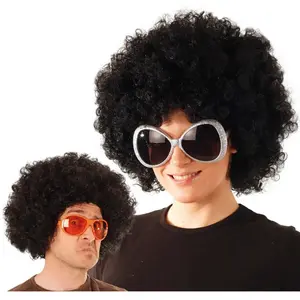 RueDeLaFete Perruque Chicco noire pas cher