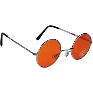 RueDeLaFete Lunettes Hippie Orange pas cher
