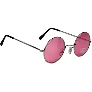 Comparateur de prix : Lunettes - Hippie - Rose - Ronde - Métal - Enfant - A partir de 14 ans