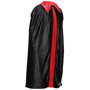 Cape Réversible Noire et Rouge - PARTY PRO - Adulte - Extérieur