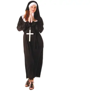 RueDeLaFete Costume religieuse - Marque - Modèle - Noir pas cher