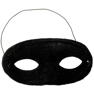 RueDeLaFete Loup velours noir pas cher
