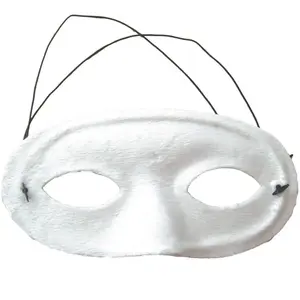 RueDeLaFete Loup velours blanc pas cher