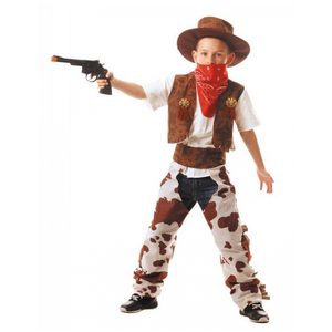 Comparateur de prix : Déguisement Cow Boy Enfant - Party Pro - Taille 4-6 ans - Multicolore