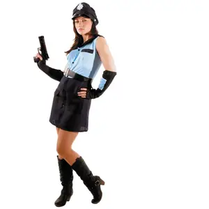 RueDeLaFete Costume Policière, adulte pas cher