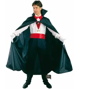 RueDeLaFete Cape Noire Vampire - Accessoire Halloween pas cher