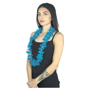 Comparateur de prix : Collier Hawai bleu