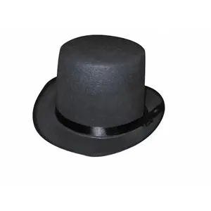 Chapeau Gibus feutre noir FETE-84324470 pas cher
